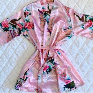 Pink Kimono robe